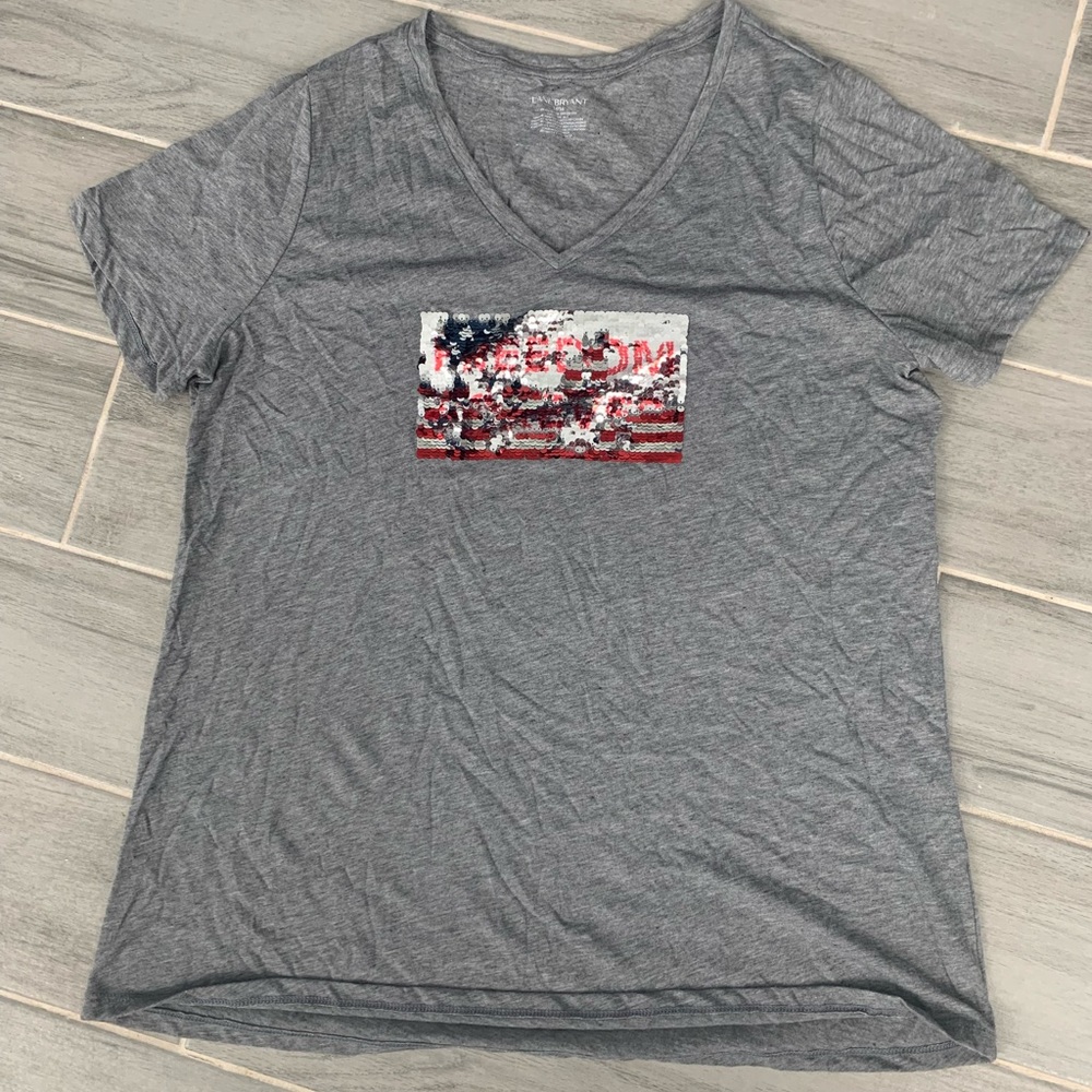 Lane Bryant Flag Tshirt